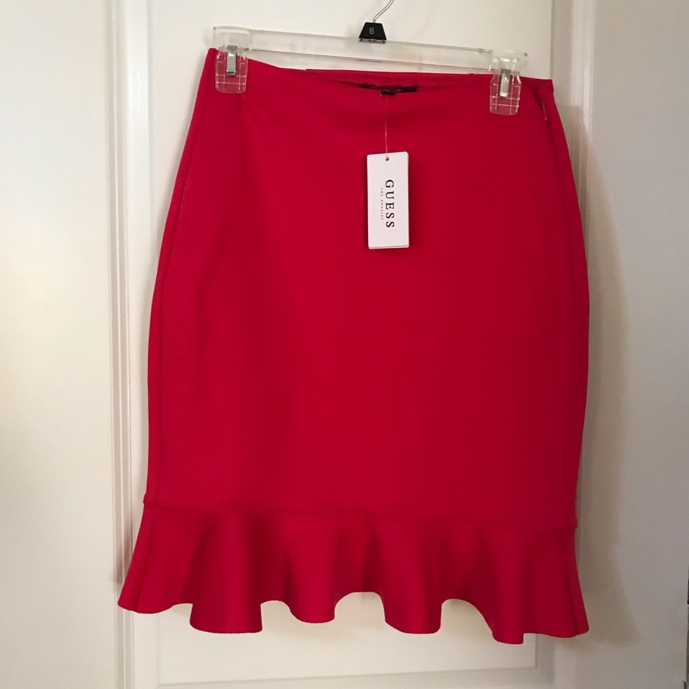 GUESS flared pencil skirt